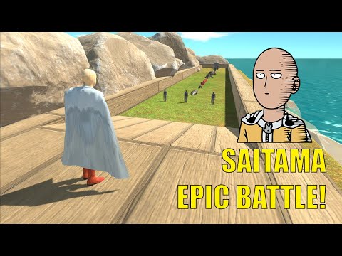 One Punch Man Saitama vs All Units in Animal Revolt Battle Simulator - Epic Battle