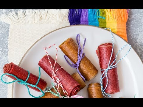How to Make Homemade Fruit Roll Ups for Kids - Healthy Snack Recipes - Weelicious