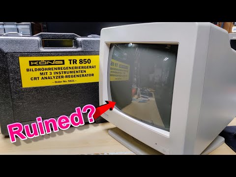 Can I rejuvenate the CRT in my Mitsubishi Multisync monitor?