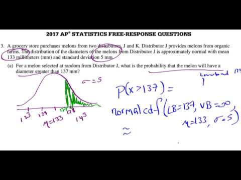 2017 Ap Statistics Free Response 3