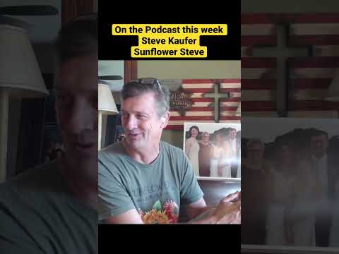 Sunflower Steve is our guest this week!! #shorts #theflowerpodcast #sunflowersteve