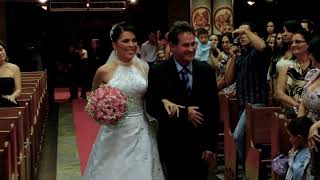 preview picture of video 'Filmagem do Casamento de FERNANDA + RODINEY Igreja Católica Cristo Redentor'