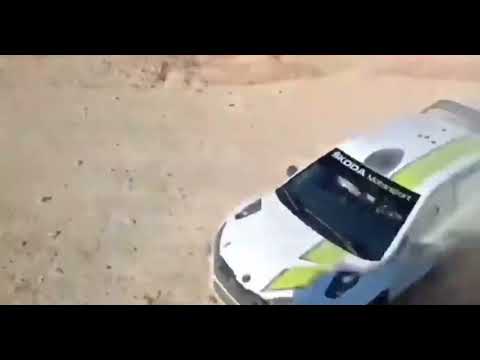 Kris Meeke testing the new Skoda Fabia R2 for AKO Acropolis Rally