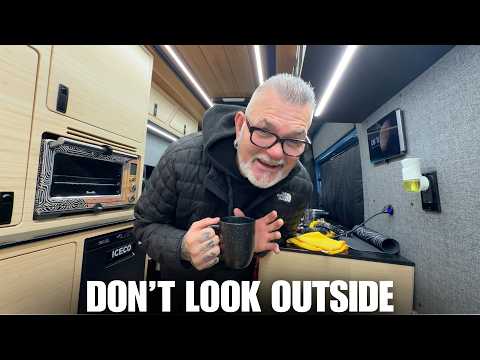 SNOW HITS THE ISLAND haha! Went To Look At a NEW VAN