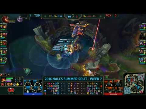 TSM vs Echo Fox Highlights, Game 2 NA LCS Week 7 Day 2 Summer 2016   TSM vs FOX G2