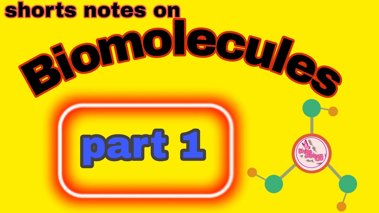 Biomolecules | short notes|microbiologynotes