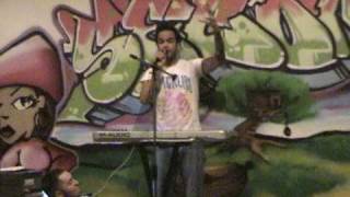 Louis (Logic) Dorley of Spork Kills gives a shout out to his Albuquerque street team-2009-05-14