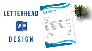 Design a Letterhead in just 5 minutes  | Ms Word | Letterhead Design