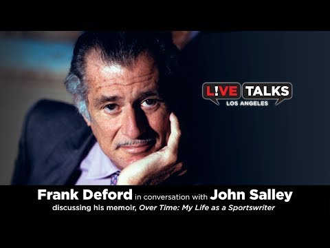 Frank Deford in conversation with John Salley at Live Talks Los Angeles