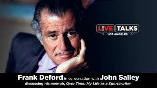 Frank Deford in conversation with John Salley at Live Talks Los Angeles