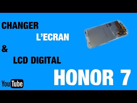 Honor 7 : how to replace screen and lcd digitizer - Broken screen LCD - honor 7 screen replacement