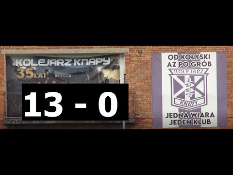 13 bramek Kolejarza. B-Klasa (Stalowa Wola) Kolejarz Knapy - Płomień Chmielów - Skrócik