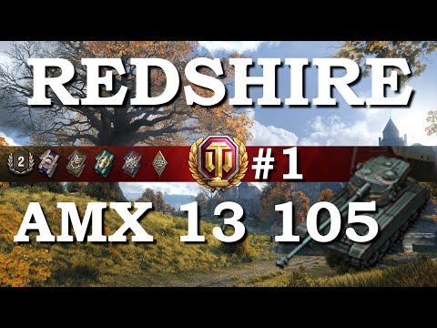 WOT Battle Pass AMX 13 105 Redshire Damage Tactics