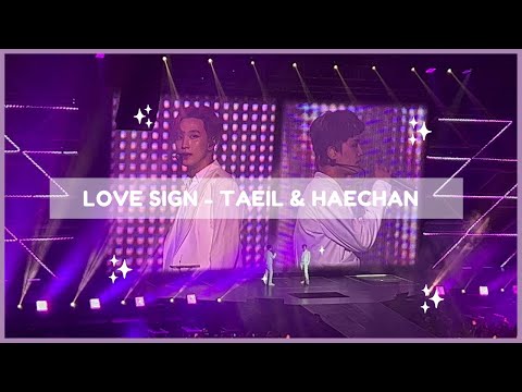 [4k] Taeil & Haechan - Love Sign Live NCT 127 Neo City : Manila - The Link