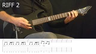 Warbringer - Remain Violent Full Guitar Lesson With Tabs