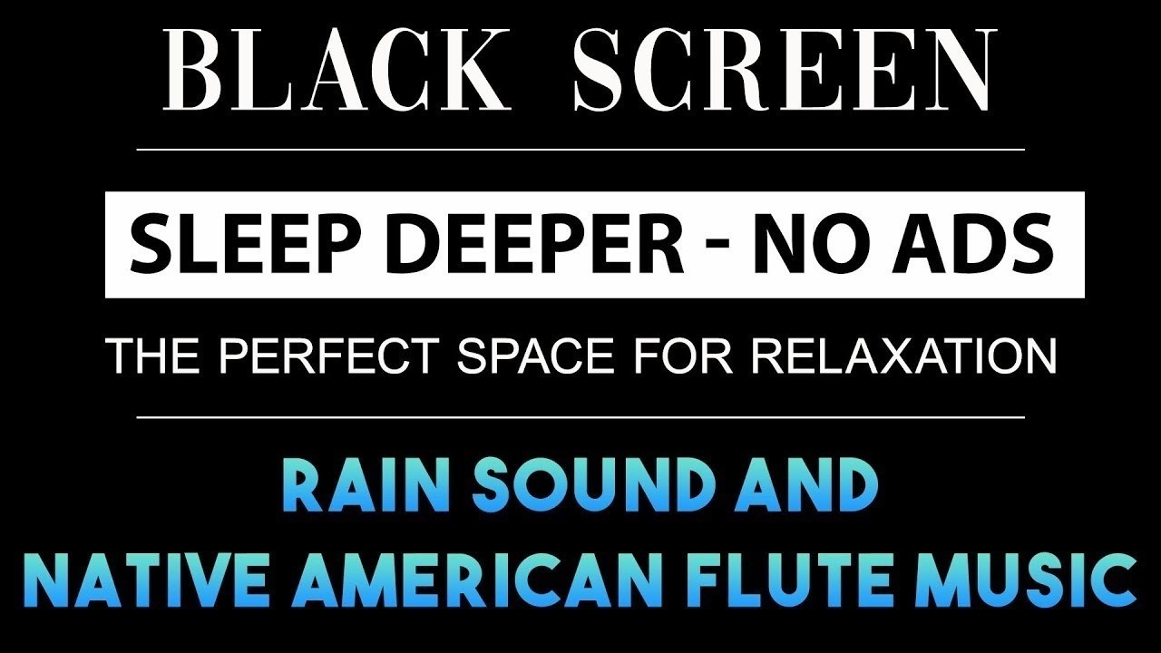 🌧️ Calm Your Mind & Sleep Better With Relaxing Native American Flute Music and Rain Sounds - No ADS🎶