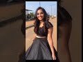 Vijay Tv Jacklin Hot Black Dress