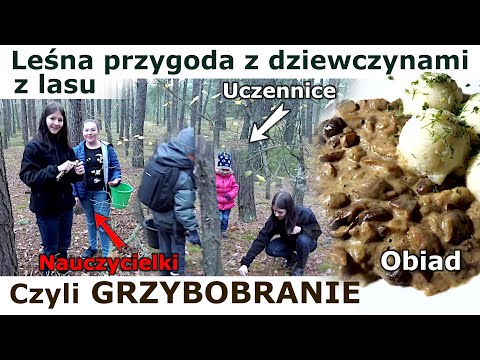 36 - Leśna przygoda z dziewczynami z lasu! -Pierwsze grzybobranie -Uczymy się zbierać grzyby!