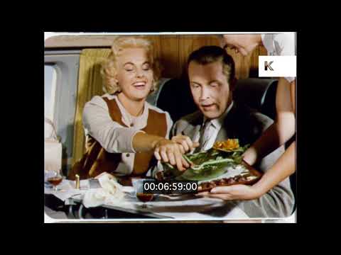 1950s Jet Set Glamour, Plane Food, 16mm
