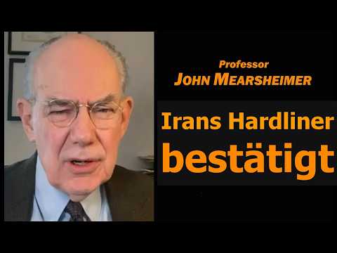 Prof. John Mearsheimer: Irans Hardliner behalten recht Video-Thumbnail von YouTube