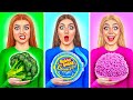 Eating Only One Colored Food For 24 Hours Challenge | Epic Food Battle by Multi DO Challenge