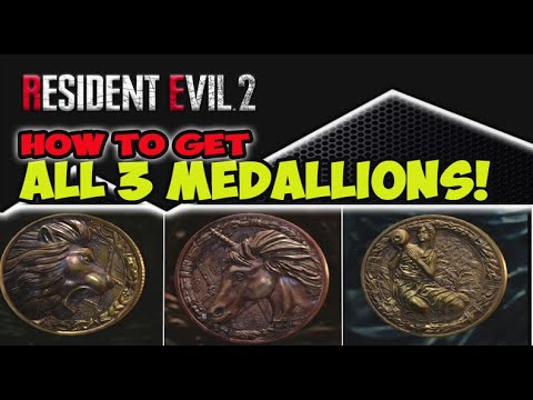 Resident Evil 2 Remake - ALL 3 MEDALLION LOCATIONS!