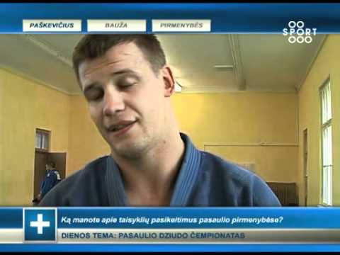 SPORT1: Pasaulio dziudo pirmenybių medalininkas M. Paškevičius pasiruošęs triumfuoti Japonijoje
