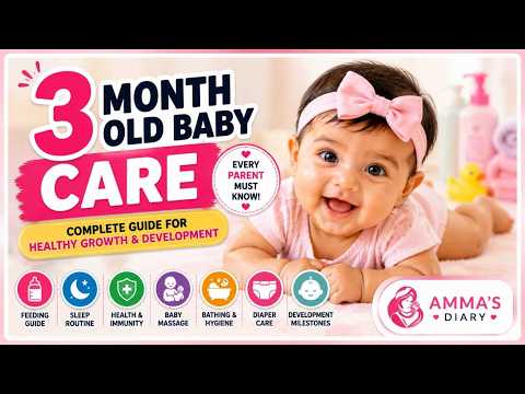 3 Month Baby Care | Daily Routine & Healthy Development!