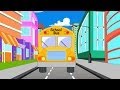 Wheels On The Bus Goes Round And Round Kids Songs And Nursery Rhymes With Lyrics For Children