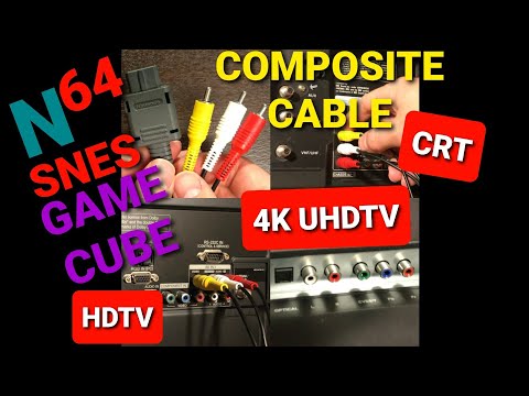 How to Connect SNES, N64, GameCube on CRT / HD / 4K TVs with Multi Out Composite