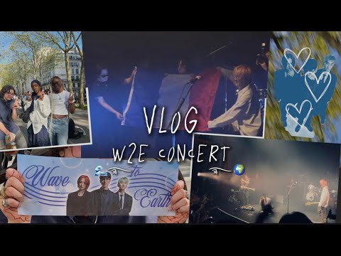 vlog || ༄ Wave To Earth concert in paris ୨♡୧