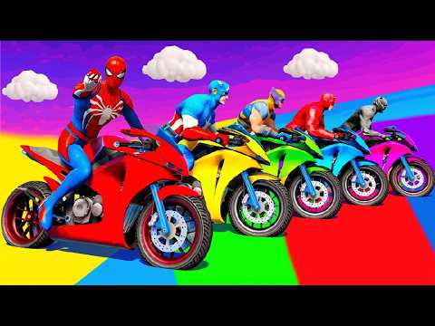 الرجل العنكبوت انقاذ باتمان Spider-Man Rescue batman vs iron man vs venom funny Game GTA 5 superhero