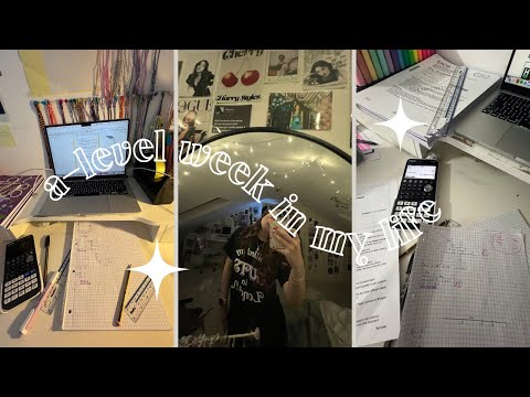 a level week in my life | study with me and exam vlog