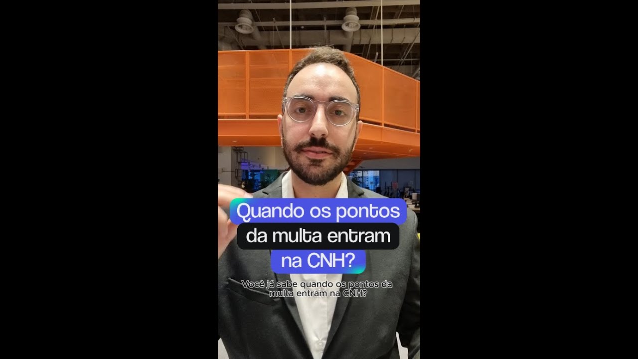 Quando os Pontos da multa ENTRAM na CNH (Carteira de Motorista)