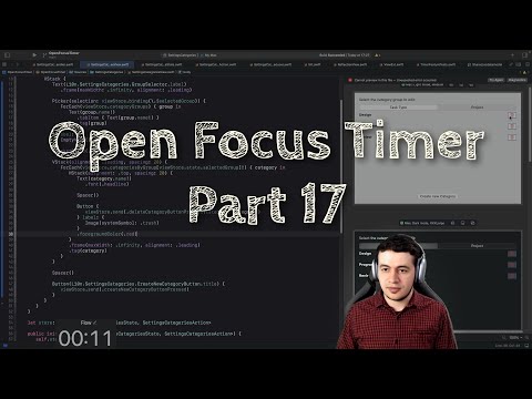 [iOS Dev] Open Focus Timer, pt. 17 | SwiftUI Mobile App Development thumbnail