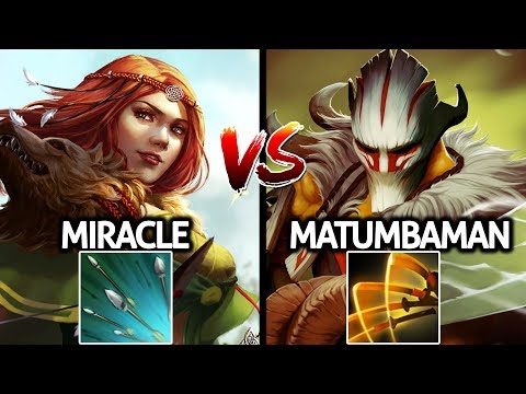 Miracle- Windranger VS Matumbaman Juggernaut Epic War Mid VS Carry Liquid 7.21 Dota 2