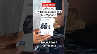 Noise Cancelling 3-in-1 TX Wireless Lavalier Mic , 18H Battery for iPhone, Android &Cameras #shorts