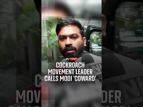 Cockroach movement leader in India calls Narendra Modi 'the biggest coward'