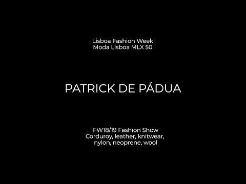 PATRICK DE PÁDUA ModaLisboa FW18-19 // Lisbon Fashion Week MLX50 - Runway from the first row