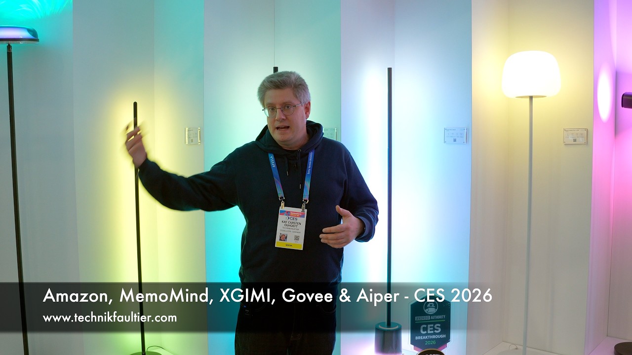Amazon, MemoMind, XGIMI, Goove und Aiper - CES 2026