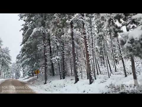 09-28-18 Keystone, SD - Black Hills Heavy Scenic Snow near Mt Rushmore