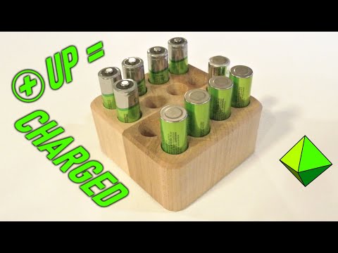 Rechargeable Battery Storage Caddy