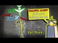 Near Mid-Air Collision at Van Nuys | Business Jet and Piper Archer
