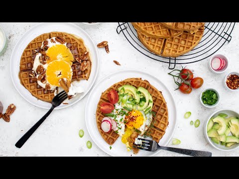 Sweet and Savory Sweet Potato Waffles Recipe