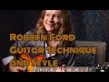 Robben Ford Guitar Lessons