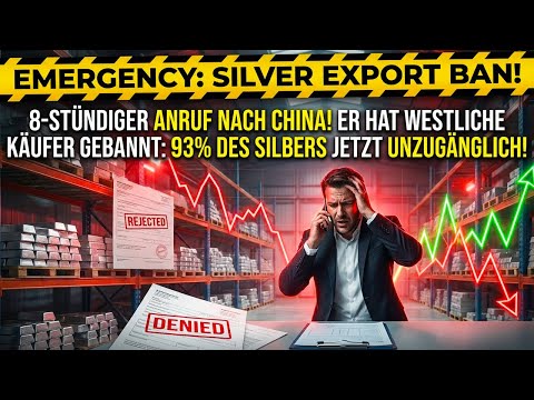 8-STÜNDIGER ANRUF NACH CHINA! Er HAT WESTLICHE KÄUFER GEBANNT: 93% des Silbers jetzt UNZUGÄNGLICH!