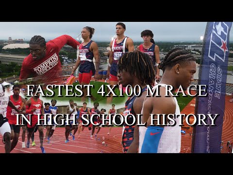 Fastest High School 4x100m Race EVER?! UIL Texas 6A Boys 4x100m Behind The Scenes