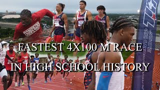 Fastest High School 4x100m Race EVER! UIL Texas 6A Boys 4x100m Behind The Scenes