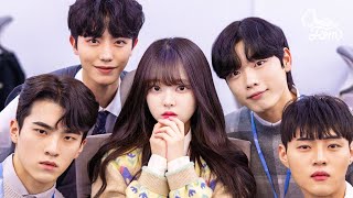 It's rumored that she's a woman who seduces men at work. video