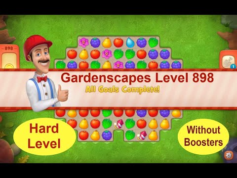 Gardenscapes Level 898 - No Boosters